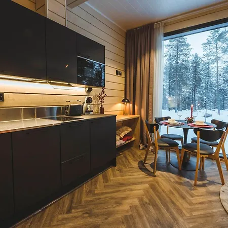 Invisible Forest Lodge Suite With Private Sauna And Hot Tub Rovaniemi Exterior photo