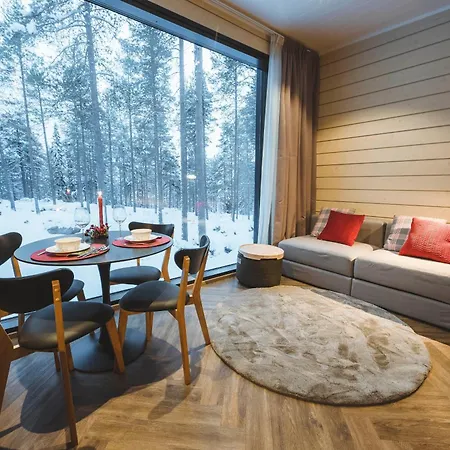 Invisible Forest Lodge Suite With Private Sauna And Hot Tub Rovaniemi Exterior photo